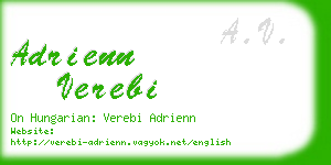 adrienn verebi business card